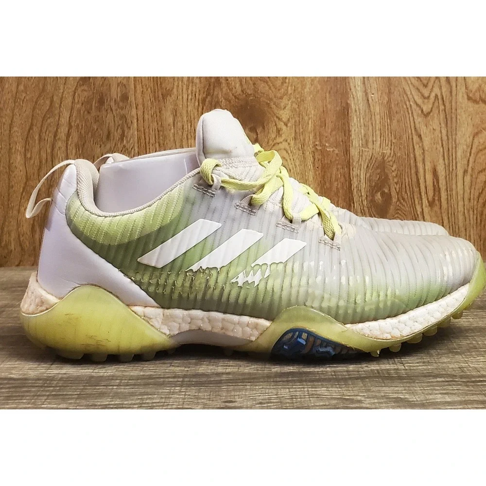Adidas CodeChaos Spikeless Golf Shoes Men's Size‎ 9 Gray Green